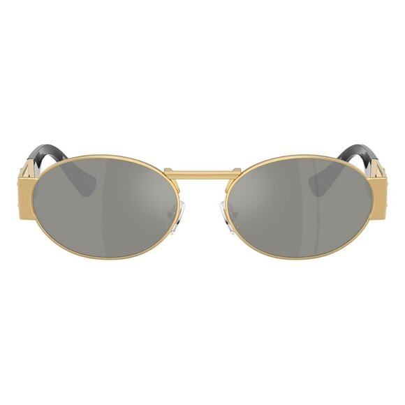 New VERSACE Gold Round VE2264 1002/30 Sunglasses Women - Picture 2 of 6